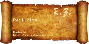 Reil Zita névjegykártya